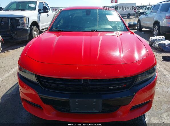 2C3CDXBG1NH208495 2022 DODGE CHARGER Красный Вид задней части салона