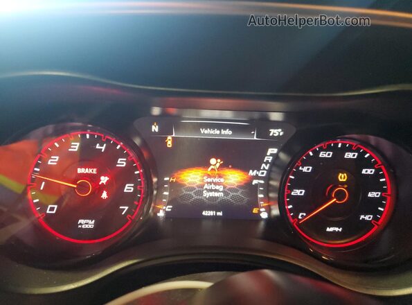 2C3CDXBG2MH608824 2021 DODGE CHARGER Black Вид щитка приладів