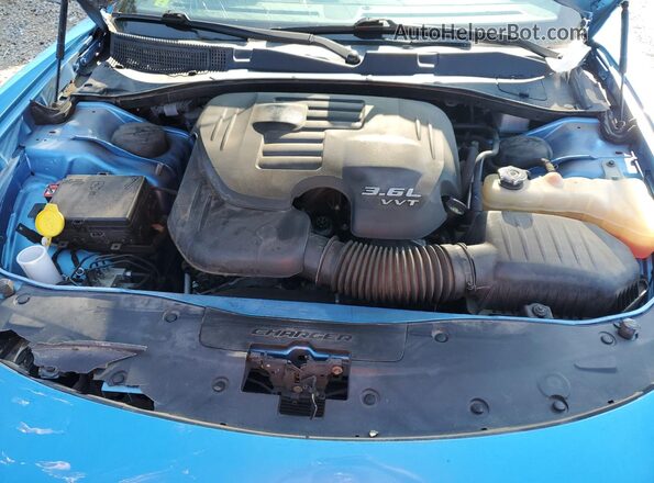2C3CDXBG3JH335291 2018 DODGE CHARGER Blue 
