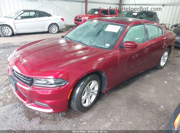 2C3CDXBG3MH522373 2021 DODGE CHARGER Red Передня ліва чверть