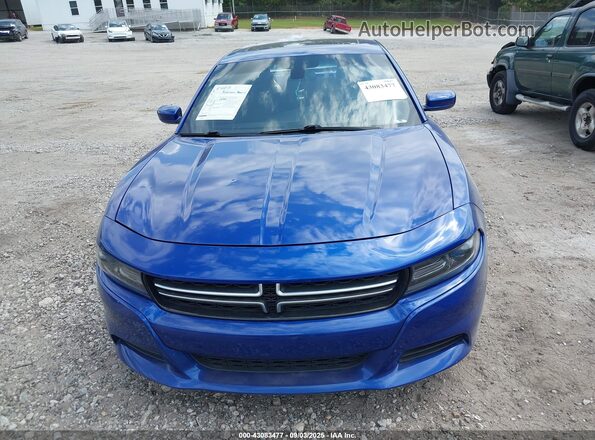 2C3CDXBG4LH186683 2020 DODGE CHARGER Синий Вид задней части салона