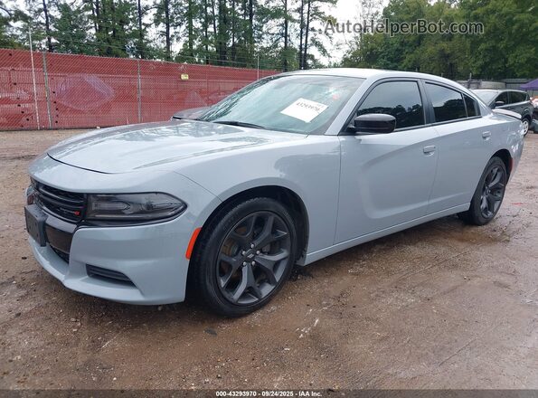 2C3CDXBG4LH241259 2020 DODGE CHARGER Серый Передняя левая четверть