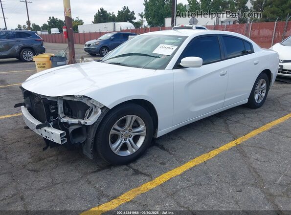 2C3CDXBG5GH110153 2016 DODGE CHARGER White Передня ліва чверть