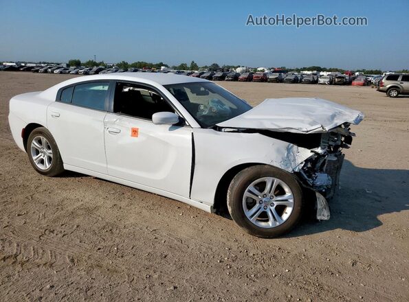 2C3CDXBG5NH238972 2022 DODGE CHARGER White Delantero derecho