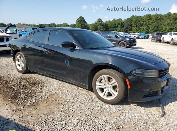 2C3CDXBG6MH628400 2021 DODGE CHARGER Black Przód prawy