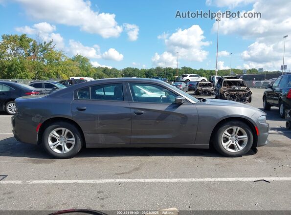 2C3CDXBG6MH632396 2021 DODGE CHARGER Gray Вид задньої частини салону