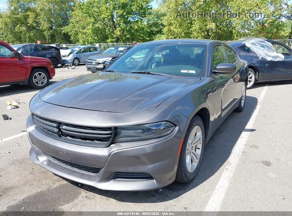 2C3CDXBG6MH632396 2021 DODGE CHARGER Gray Передня ліва чверть