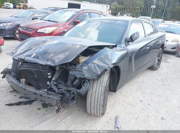 2C3CDXBG6NH153719 2022 DODGE CHARGER Black Vista tres cuartos delantera izquierda