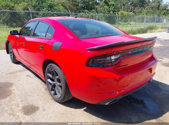 2C3CDXBG7KH666182 2019 DODGE CHARGER Red Rear left