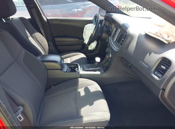 2C3CDXBG7KH666182 2019 DODGE CHARGER Red Front interior view