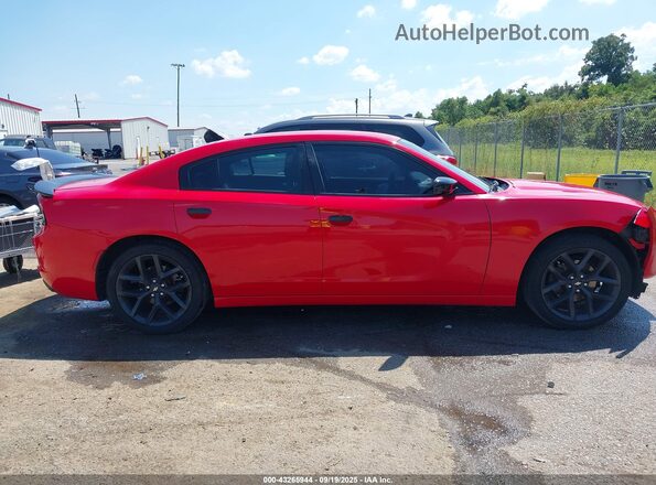 2C3CDXBG7KH666182 2019 DODGE CHARGER Red Rear interior view