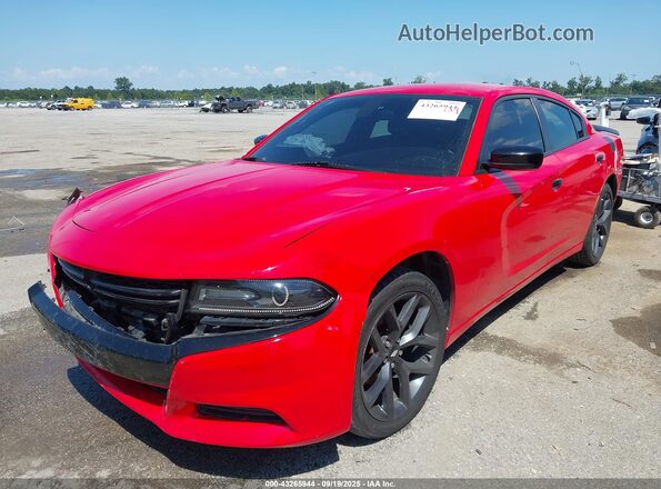 2C3CDXBG7KH666182 2019 DODGE CHARGER Red Front left