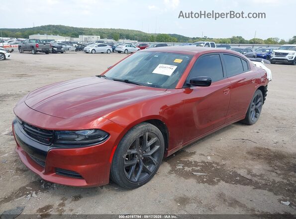 2C3CDXBG7MH612920 2021 DODGE CHARGER Orange Առջևի ձախ երեք քառորդ տեսարան