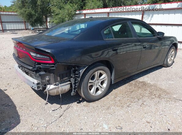 2C3CDXBG7NH200742 2022 DODGE CHARGER Black Հետևի աջ