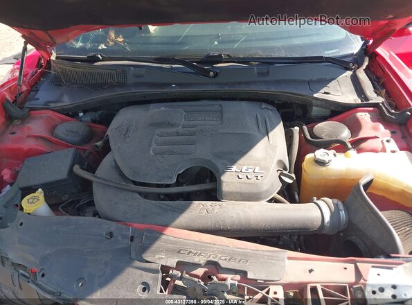 2C3CDXBG8LH167585 2020 DODGE CHARGER Red უკანა ხედი