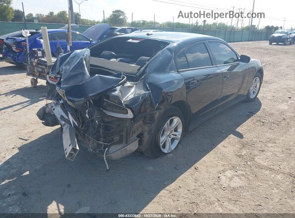 2C3CDXBG8LH217630 2020 DODGE CHARGER Black Задня права чверть