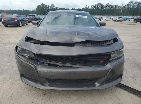 2C3CDXBG9LH100980 2020 DODGE CHARGER Gray Front view