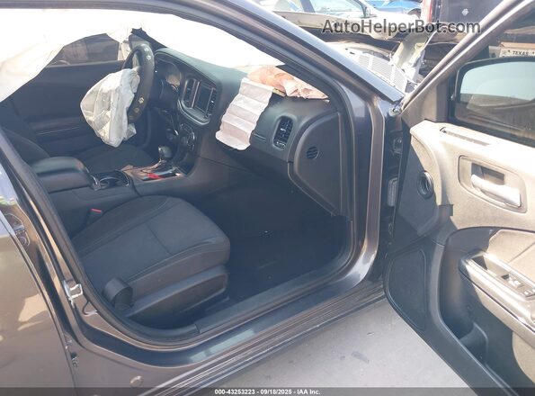 2C3CDXBG9LH111767 2020 DODGE CHARGER Gray Front interior view