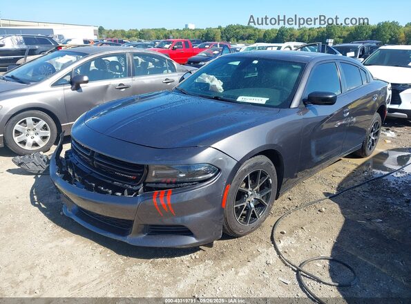 2C3CDXBG9LH144512 2020 DODGE CHARGER Gray Front left