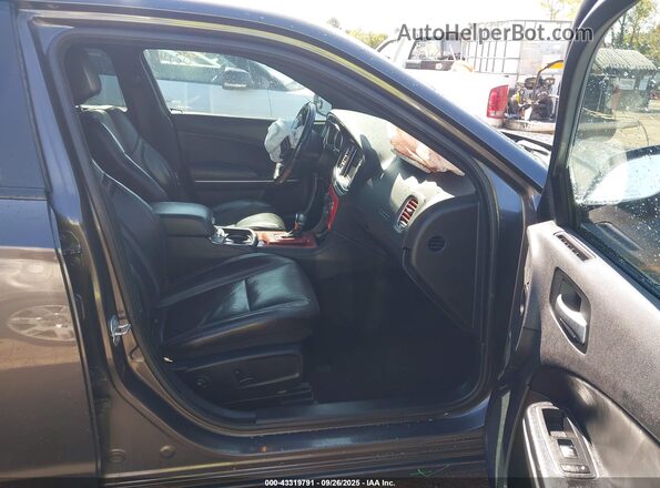2C3CDXBG9LH144512 2020 DODGE CHARGER Gray Front interior view