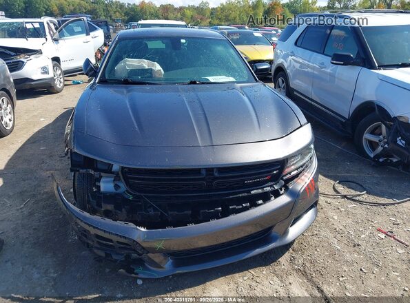 2C3CDXBG9LH144512 2020 DODGE CHARGER Gray Rear interior view