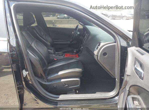 2C3CDXBGXLH111034 2020 DODGE CHARGER Black Front interior view