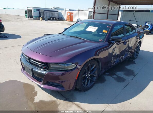 2C3CDXBGXLH151369 2020 DODGE CHARGER Purple Front left
