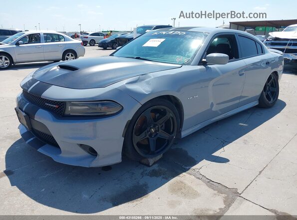 2C3CDXCT5LH212333 2020 DODGE CHARGER Gray Առջևի ձախ երեք քառորդ տեսարան