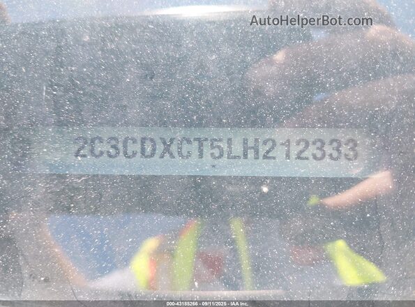 2C3CDXCT5LH212333 2020 DODGE CHARGER Gray 