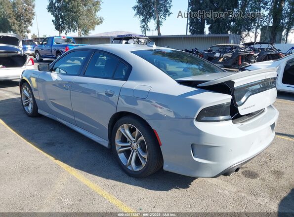 2C3CDXCT6NH235820 2022 DODGE CHARGER Gray Задня ліва чверть