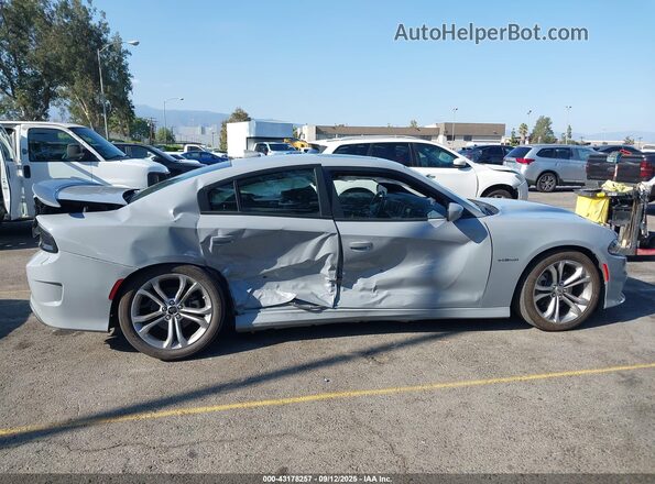 2C3CDXCT6NH235820 2022 DODGE CHARGER Gray Вид задньої частини салону