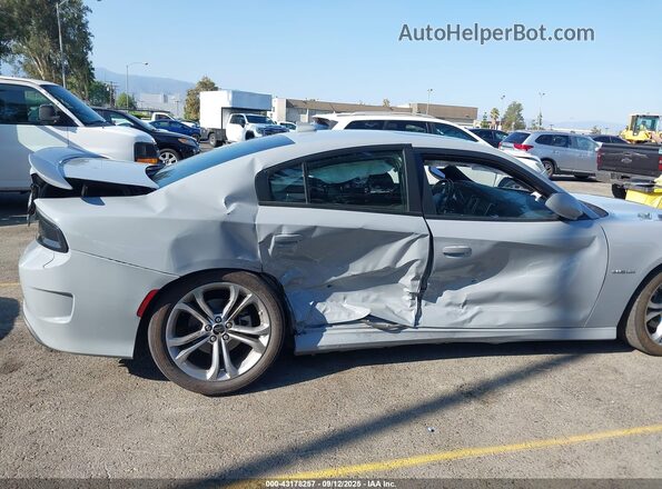 2C3CDXCT6NH235820 2022 DODGE CHARGER Gray Вид спереду