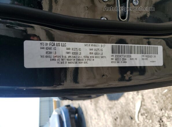 2C3CDXCT7JH133310 2018 DODGE CHARGER Черный 