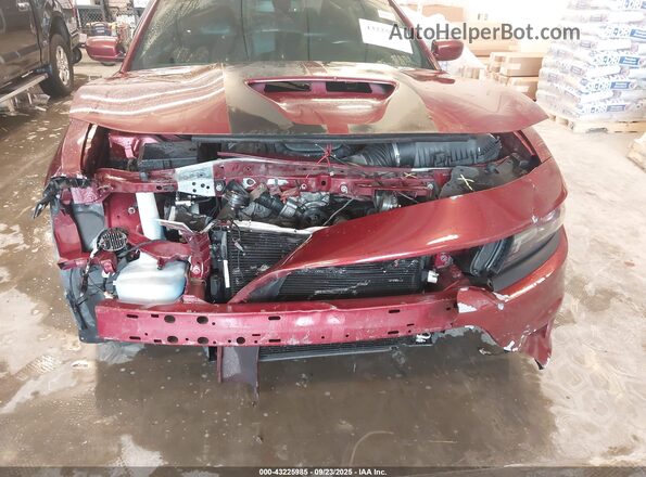 2C3CDXCTXLH200260 2020 DODGE CHARGER Бордовый Вид спереди
