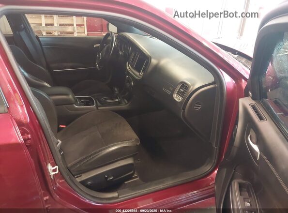 2C3CDXCTXLH200260 2020 DODGE CHARGER Бордовый Вид салона спереди