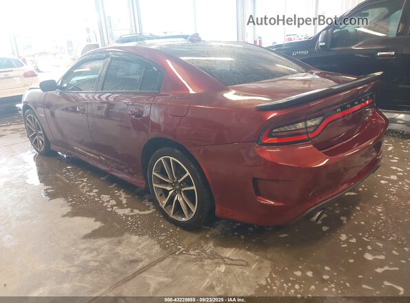 2C3CDXCTXLH200260 2020 DODGE CHARGER Бордовый Задняя левая четверть