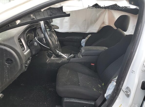 2C3CDXCTXLH204700 2020 DODGE CHARGER Белый Вид салона спереди