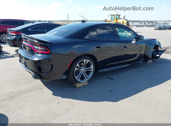 2C3CDXCTXMH514587 2021 DODGE CHARGER Black Задня права чверть