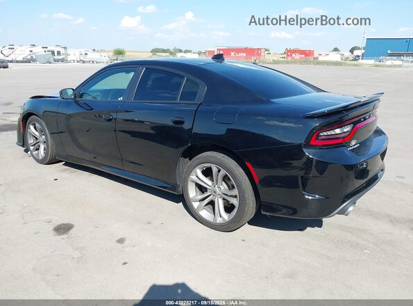 2C3CDXCTXMH514587 2021 DODGE CHARGER Black Задня ліва чверть