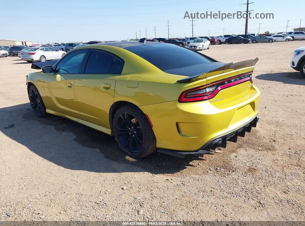 2C3CDXCTXMH619937 2021 DODGE CHARGER Green Rear left