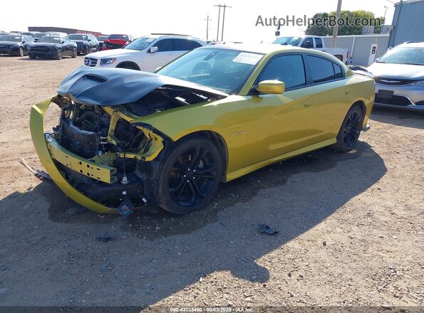2C3CDXCTXMH619937 2021 DODGE CHARGER Green Front left