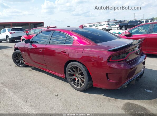 2C3CDXEJ4JH220674 2018 DODGE CHARGER Maroon Vista interior de 360 grados