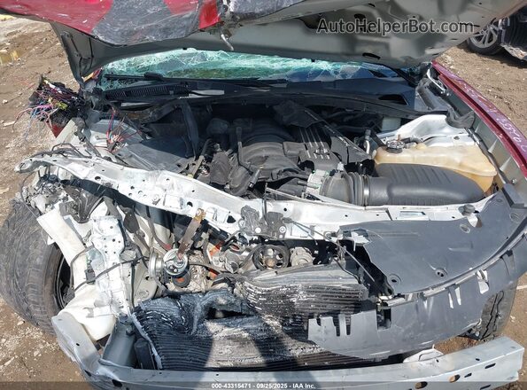 2C3CDXGJ1KH580838 2019 DODGE CHARGER Red Widok z tyłu