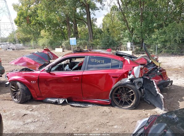 2C3CDXGJ1KH580838 2019 DODGE CHARGER Red Widok wnętrza 360 stopni