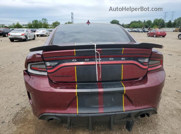 2C3CDXGJ2LH201508 2020 DODGE CHARGER Red Rear view