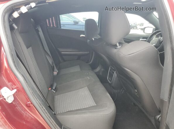 2C3CDXGJ2LH201508 2020 DODGE CHARGER Red Rear seats view