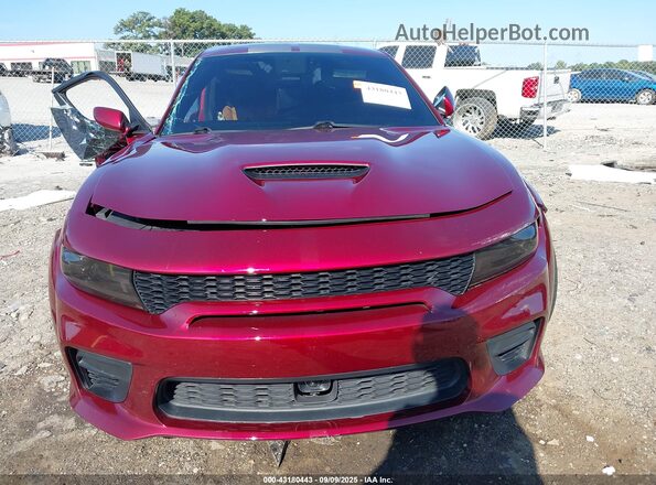 2C3CDXGJ3LH116225 2020 DODGE CHARGER Burgundy Widok wnętrza z tyłu