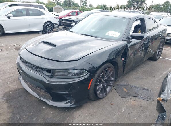 2C3CDXGJ3LH178143 2020 DODGE CHARGER Black Front left