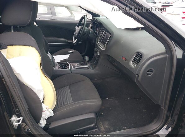 2C3CDXGJ3LH178143 2020 DODGE CHARGER Black Front interior view