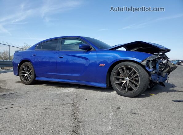 2C3CDXGJ4JH279785 2018 DODGE CHARGER Blue 